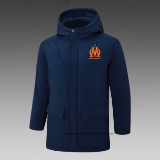 Olympique Marsella 24-25 Azul Chaqueta Invierno del