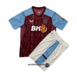 Primera Camiseta Aston Villa Nino 23-24