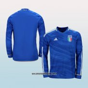 Primera Camiseta Italia 23-24 Manga Larga