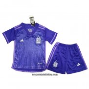 Segunda Camiseta Argentina 3 Estrellas Nino 2022