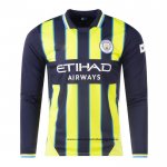 Segunda Camiseta Manchester City 24-25 Manga Larga