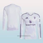 Segunda Camiseta Manchester United 25-26 Manga Larga
