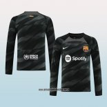 Camiseta Barcelona Portero 23-24 Manga Larga Negro