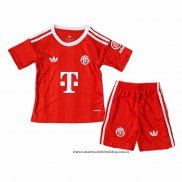 Camiseta Bayern Munich Portero Nino 25-26 Rojo