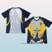Camiseta Brasil Jesus 2026 Amarillo Tailandia Gris