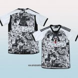 Camiseta Japon Anime 24-25 Negro y Blanco Tailandia