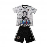 Camiseta Japon Anime Nino 25-26 Blanco