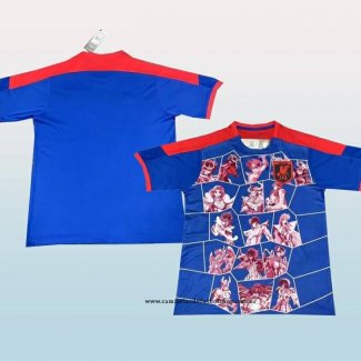 Camiseta Japon Cartoon 24-25 Azul Tailandia