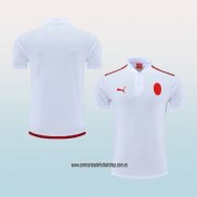 Camiseta Polo del AC Milan 22-23 Blanco