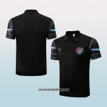 Camiseta Polo del Manchester City 22-23 Negro