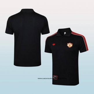 Camiseta Polo del Manchester United 25-26 Negro