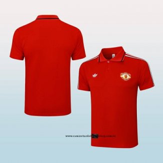 Camiseta Polo del Manchester United 25-26 Rojo