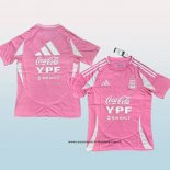 Camiseta Pre Partido del Argentina 2025 Rosa