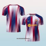 Camiseta Pre Partido del Barcelona 2023 Azul y Rojo