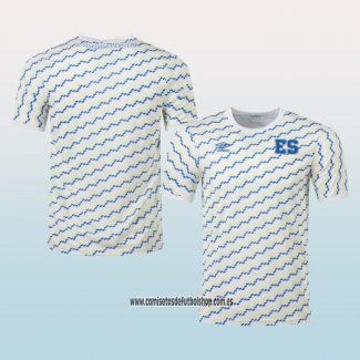 Camiseta Pre Partido del El Salvador 2023 Blanco