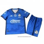 Camiseta Puebla Portero Nino 25-26 Azul