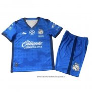 Camiseta Puebla Portero Nino 25-26 Azul
