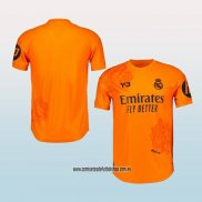 Camiseta Real Madrid Portero Y-3 2024 Naranja