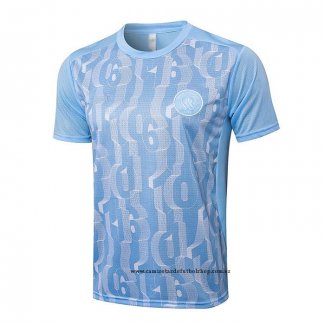 Camiseta de Entrenamiento Manchester City 24-25 Azul