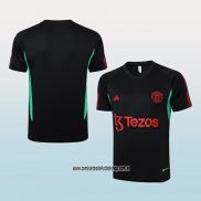 Camiseta de Entrenamiento Manchester United 23-24 Negro