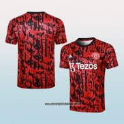 Camiseta de Entrenamiento Manchester United 23-24 Rojo