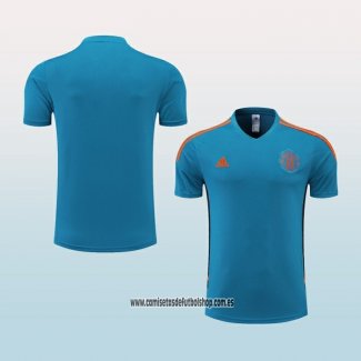 Camiseta de Entrenamiento Manchester United 22-23 Azul