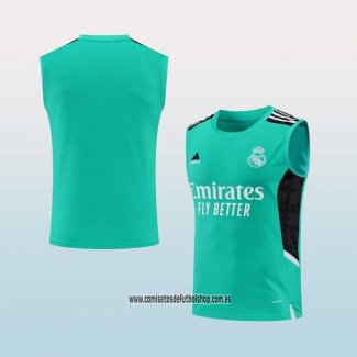 Camiseta de Entrenamiento Real Madrid 22-23 Sin Mangas Verde