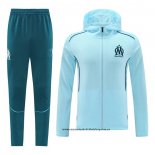 Chandal con Capucha del Olympique Marsella 24-25 Azul