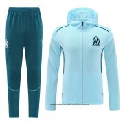 Chandal con Capucha del Olympique Marsella 24-25 Azul
