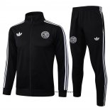 Chandal de Chaqueta del Alemania 125 Aniversario Nino 25-26 Negro