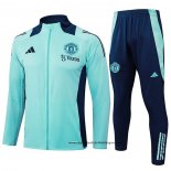 Chandal de Chaqueta del Manchester United 24-25 Verde
