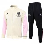 Chandal de Chaqueta del Paris Saint-Germain Jordan Nino 24-25 Amarillo