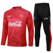 Chandal de Sudadera del Napoli 24-25 Rojo