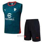 Chandal del AC Milan 25-26 Sin Mangas Verde