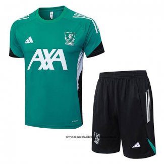 Chandal del Liverpool 25-26 Manga Corta Verde - Pantalon Corto