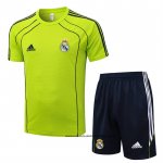 Chandal del Real Madrid 25-26 Manga Corta Verde - Pantalon Corto