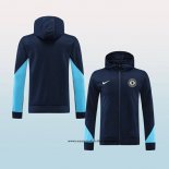 Chaqueta con Capucha del Chelsea 24-25 Azul