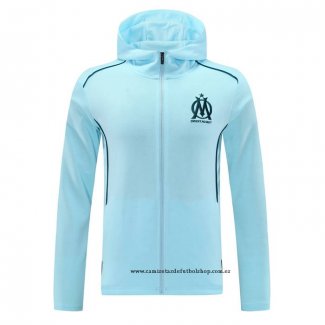 Chaqueta con Capucha del Olympique Marsella 24-25 Azul