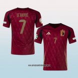 Jugador Primera Camiseta Belgica De Bruyne 2024
