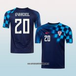 Jugador Segunda Camiseta Croacia Gvardiol 2022