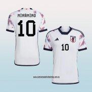 Jugador Segunda Camiseta Japon Minamino 2022