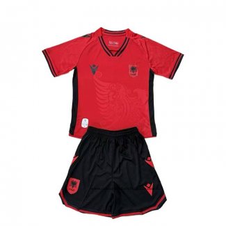 Primera Camiseta Albania Nino 25-26