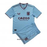 Segunda Camiseta Aston Villa Nino 22-23