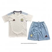 Segunda Camiseta Aston Villa Nino 24-25