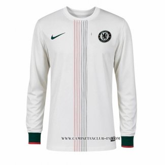 Segunda Camiseta Chelsea 25-26 Manga Larga
