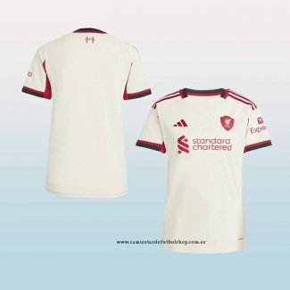 Segunda Camiseta Liverpool Mujer 25-26