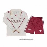 Tercera Camiseta Arsenal Nino 25-26 Manga Larga