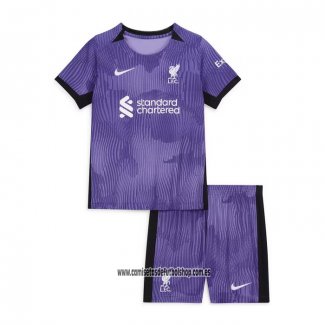 Tercera Camiseta Liverpool Nino 23-24